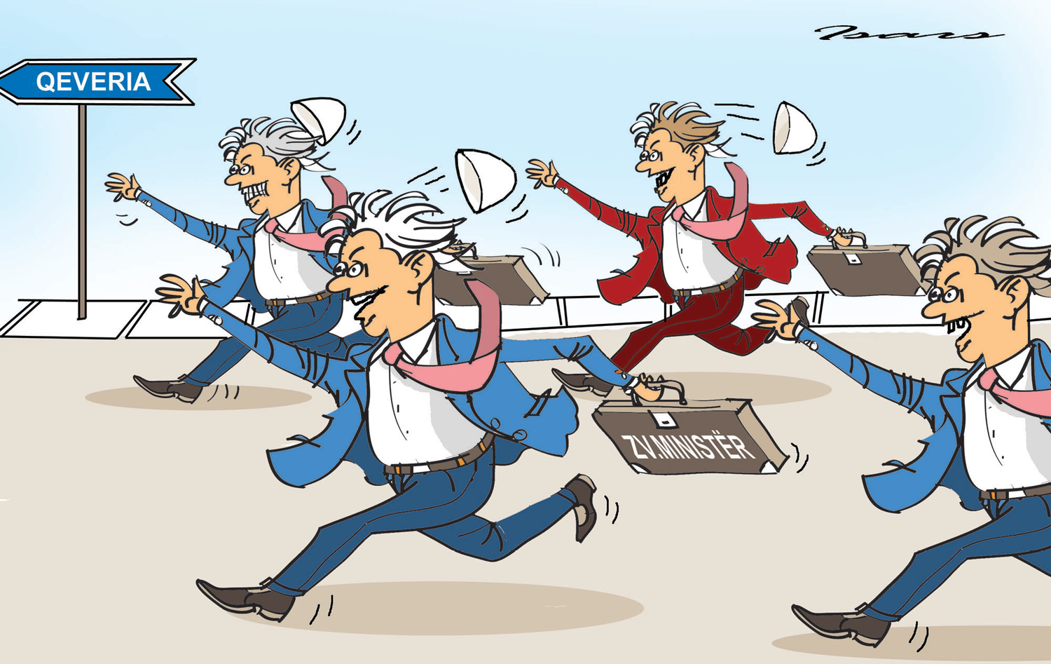 Karikatura e KOHA:Qeveria dhe shqiptarët!
