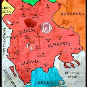 Harta ruse e vitit 1881: Ja sa e madhe është Shqipëria