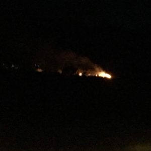 Foto Lajm:Ja si duket zjarri në deponinë e Strugës!