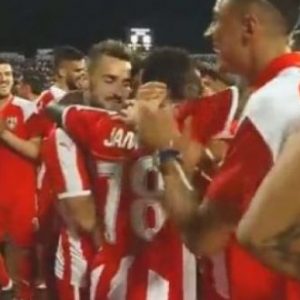 Skënderbeu në vazo me Crvena Zvezda