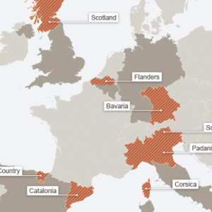 Ja cilat rajone kërkojnë pavarësi në Europë!