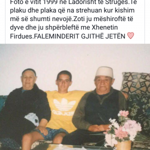 Gold Ag,kujton familjen nga Ladorishti që e strehoi më 1999