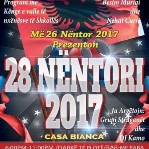 QKSHA në Amerikë do festojë 28 nëntorin