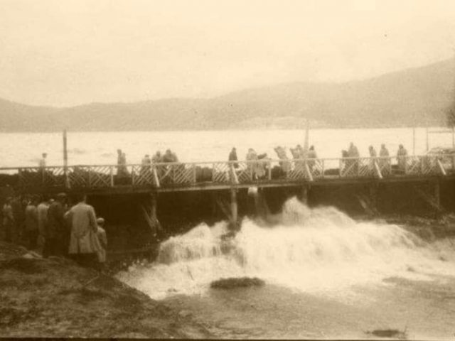 Foto Arkivi: Strugë, burimi i lumit Drini i zi  viti 1910