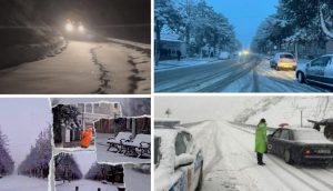 Situata me dëborën: Ndalohet qarkullimi për mjetet e rënda në Elbasan-Qafë Thanë