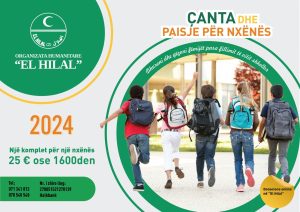 El Hilal zbaton projektin “Çanta dhe pajisje shkollore”për nxënësit